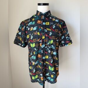 RSVLTS Warner Bros button Down shirt. Like new